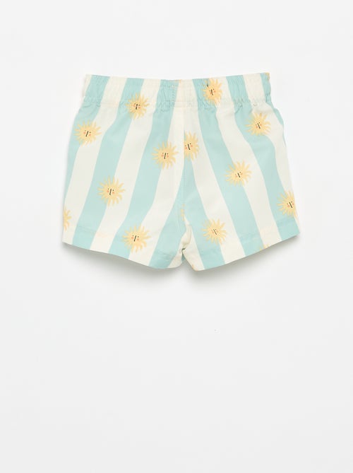 Short de bain à motifs - Kiabi