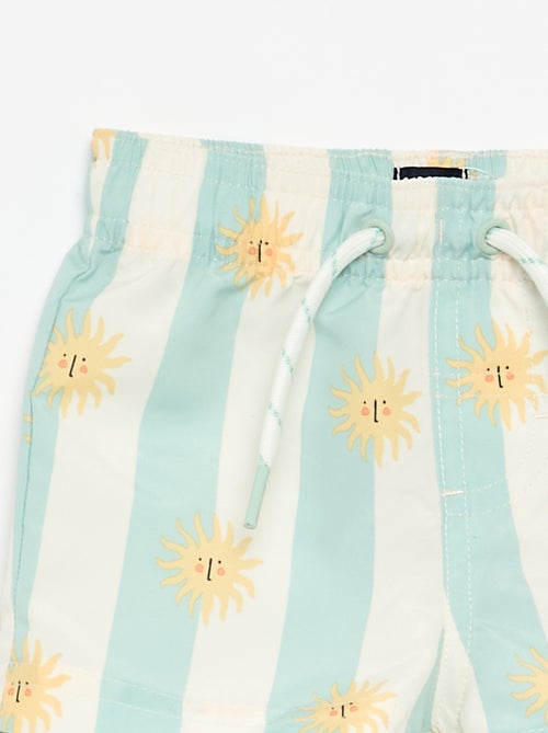 Short de bain à motifs - Kiabi