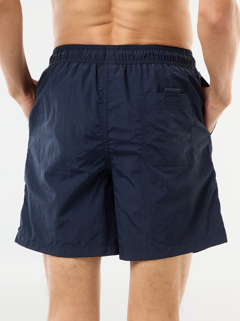 Short de bain avec grandes poches Bleu - Kiabi