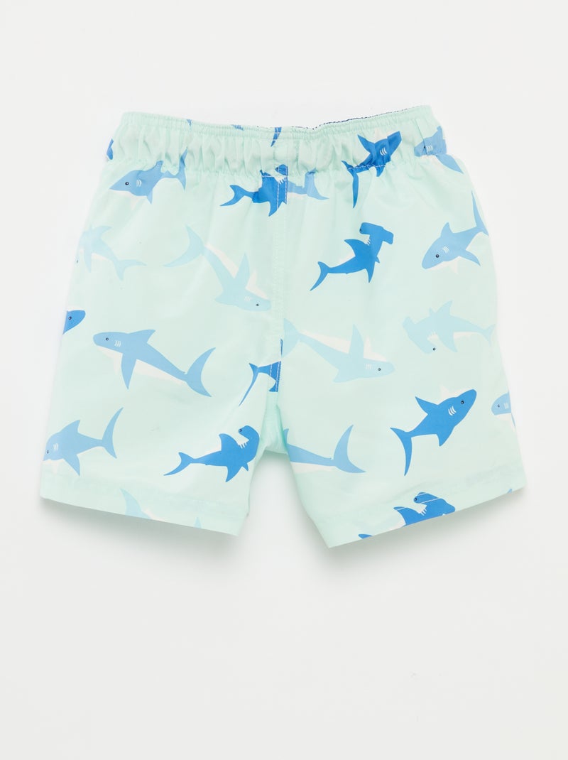 Short de bain avec imprimé BLEU - Kiabi