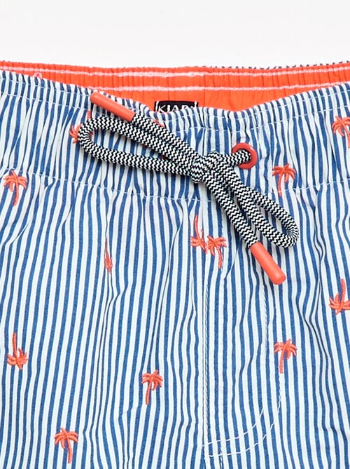 Short de bain brodé - Kiabi