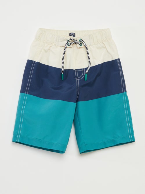 Short de bain long dégradé - Kiabi
