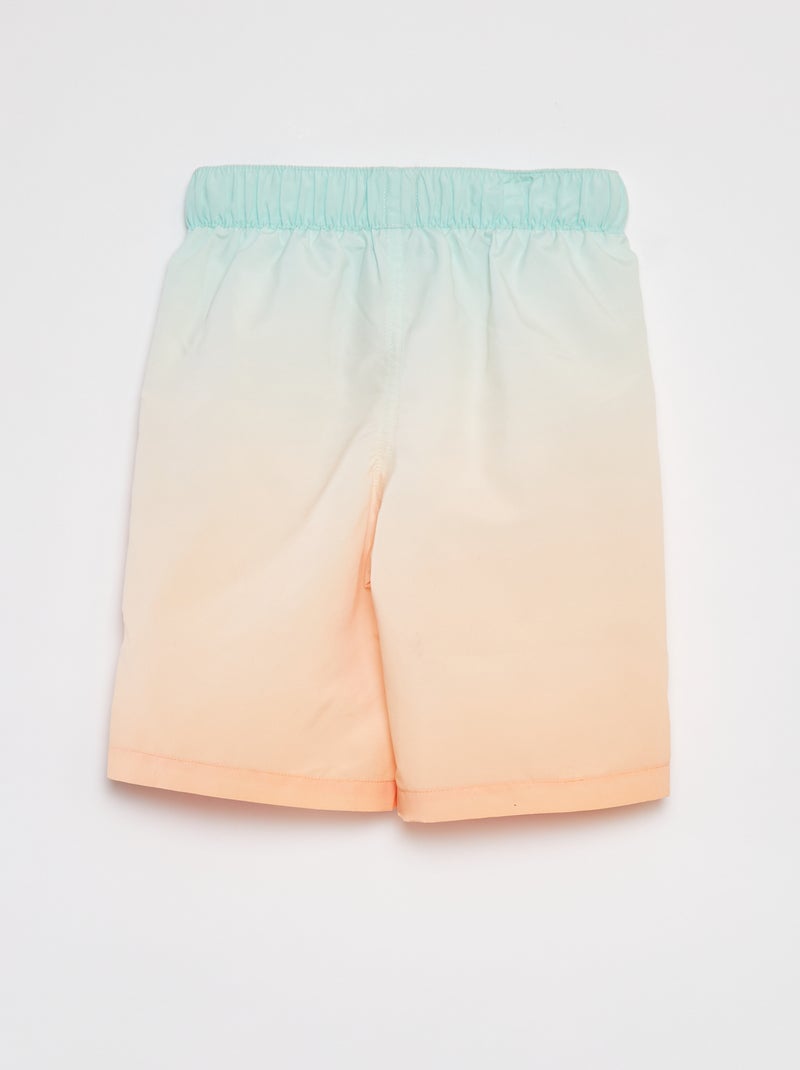 Short de bain long dégradé VERT - Kiabi