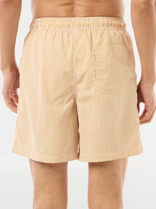 Short de bain rayé - Kiabi