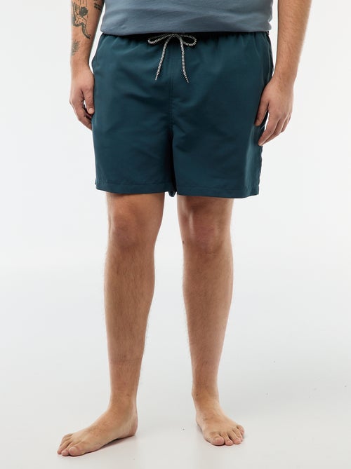 Short de bain uni - Kiabi