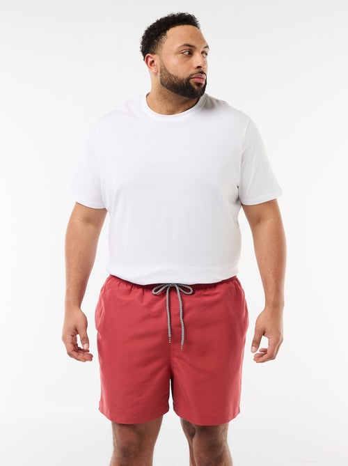 Short de bain uni - Kiabi