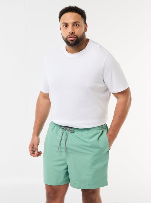 Short de bain uni - Kiabi