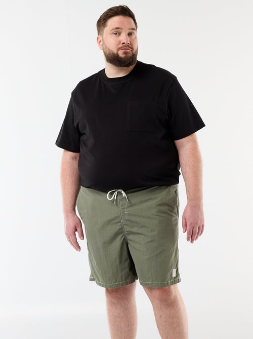 Short de bain uni - Kiabi