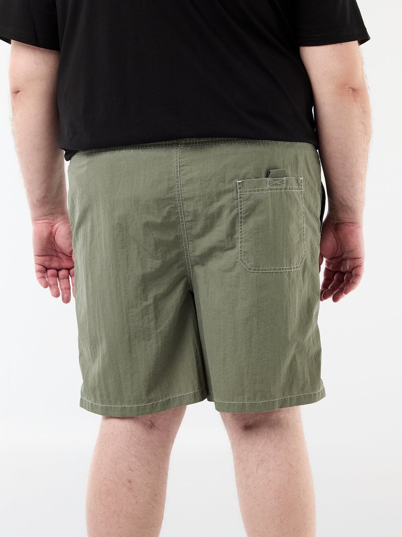 Short de bain uni Vert - Kiabi