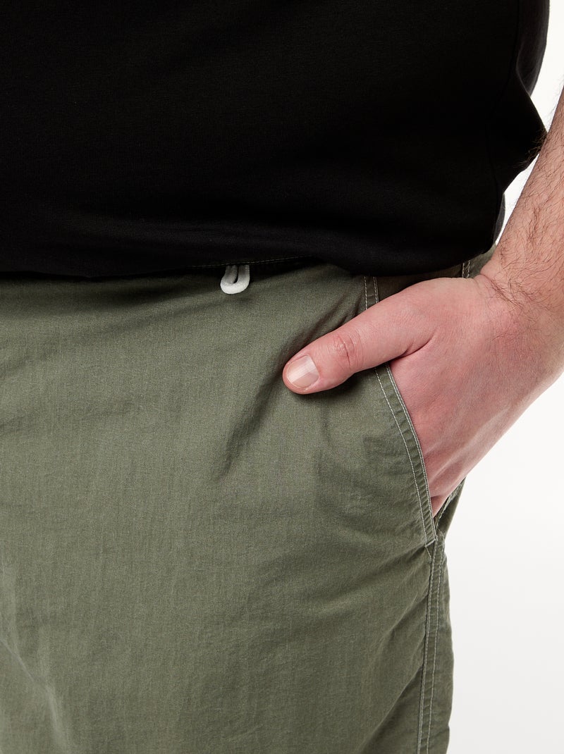 Short de bain uni Vert - Kiabi