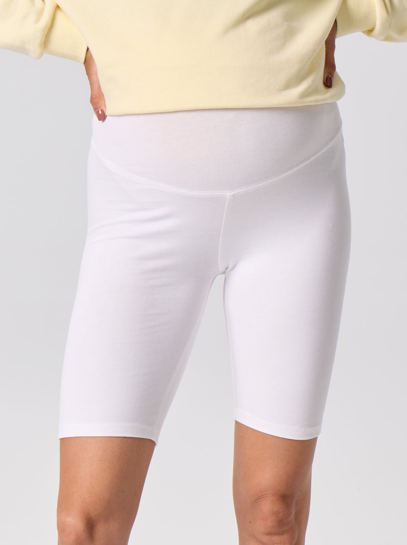 Short de cycliste de grossesse Blanc - Kiabi