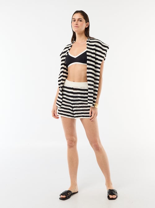 Short de plage en crochet - Kiabi