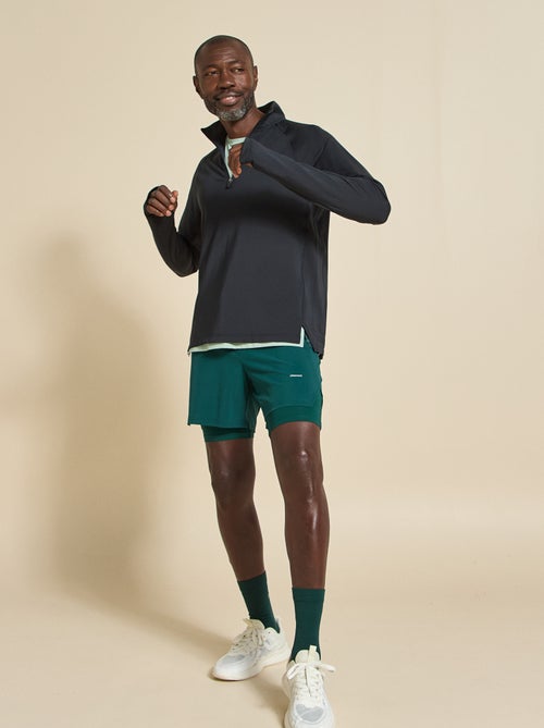 Short de sport 2 en 1 - (ekstract) - Kiabi