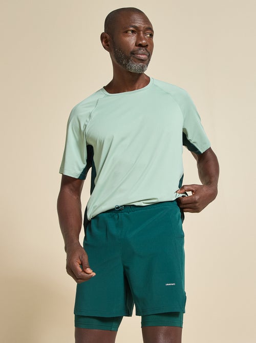 Short de sport 2 en 1 - (ekstract) - Kiabi