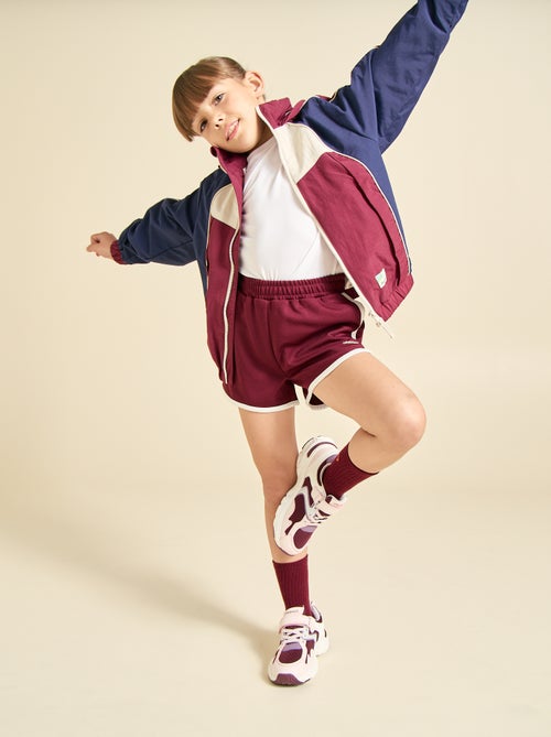 Short de sport avec bandes contrastées - (ekstract) - Kiabi