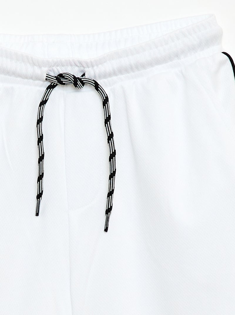 Short de sport Blanc - Kiabi