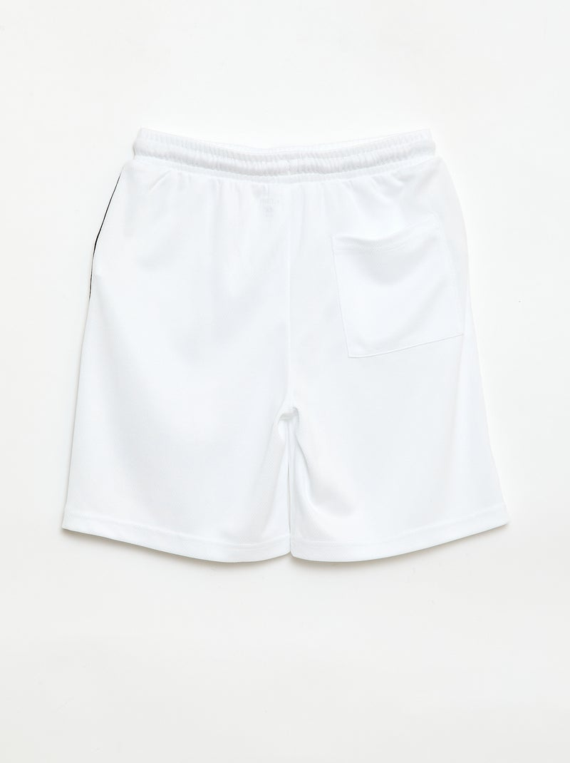 Short de sport Blanc - Kiabi