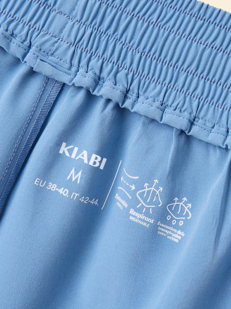 Short de sport color block Bleu - Kiabi