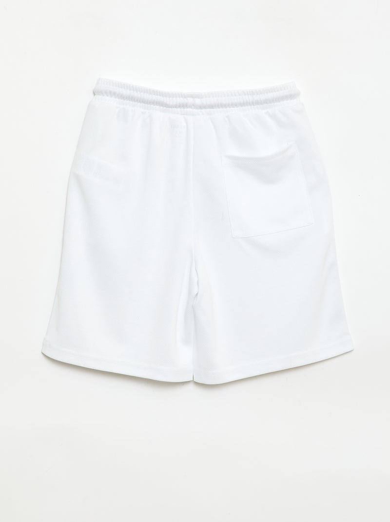 Short de sport  France Blanc - Kiabi