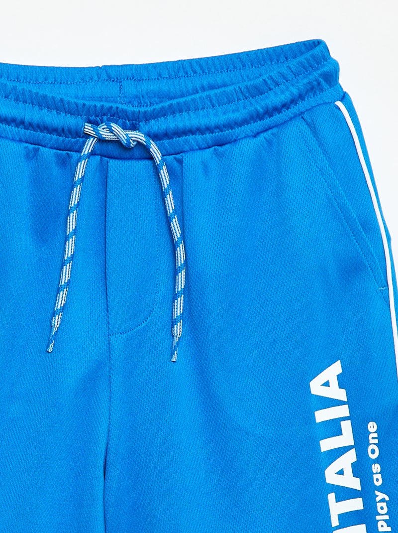 Short de sport Italie Bleu - Kiabi