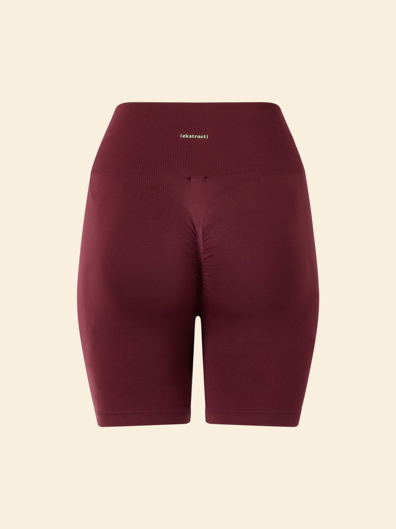 Short de sport sculptant - (ekstract) Bordeaux - Kiabi