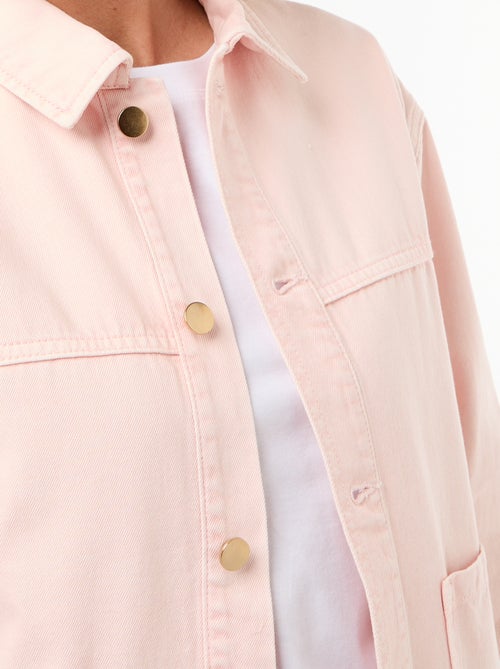 Short Denim Jacket with 2 Patch Pockets - Kiabi