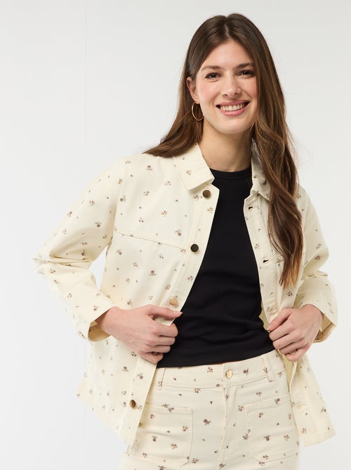 Short Denim Jacket with 2 Patch Pockets - Kiabi