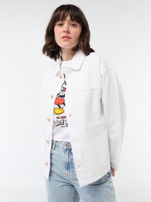 Short Denim Jacket with 2 Patch Pockets - Kiabi