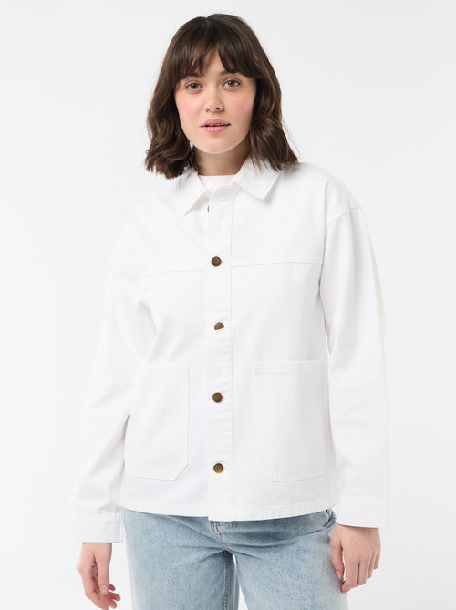 Short Denim Jacket with 2 Patch Pockets - Kiabi