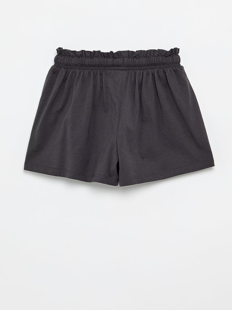 Short 'Disney' aus Baumwolljersey Schwarz - Kiabi