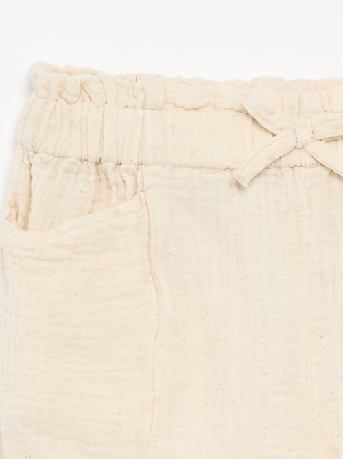 Short en canevas - Kiabi