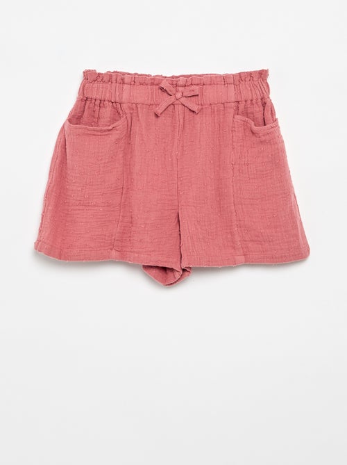 Short en canevas - Kiabi