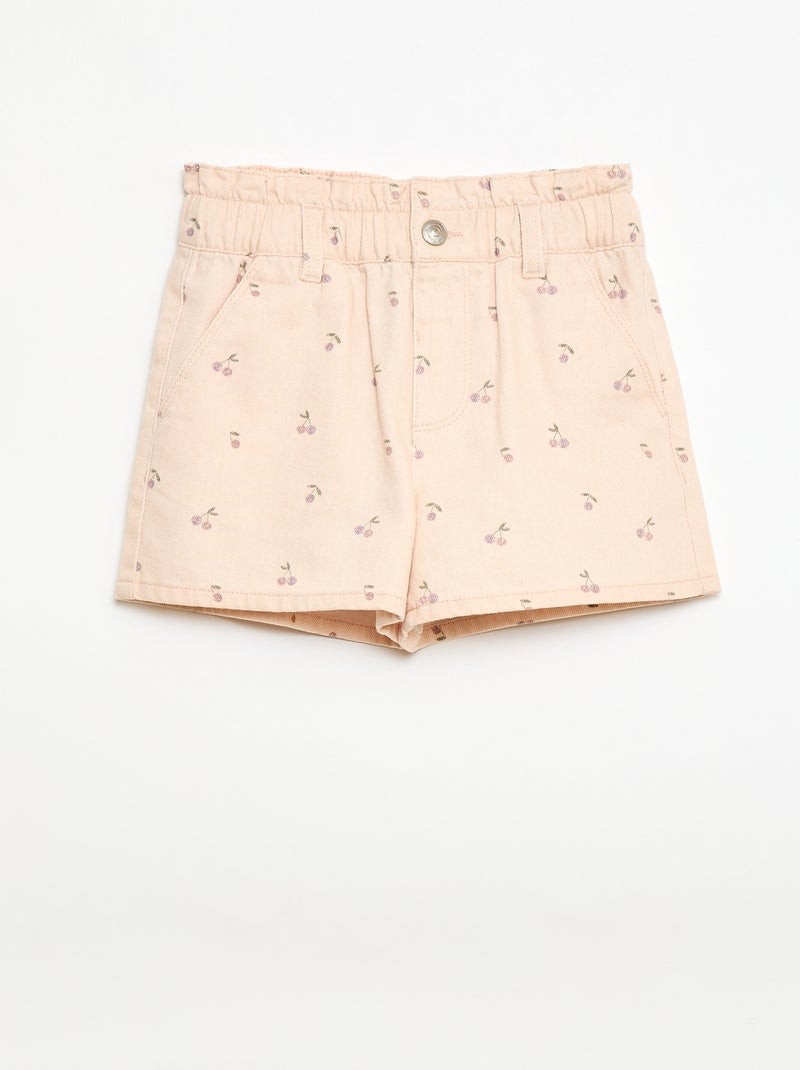 Short en coton Rose - Kiabi