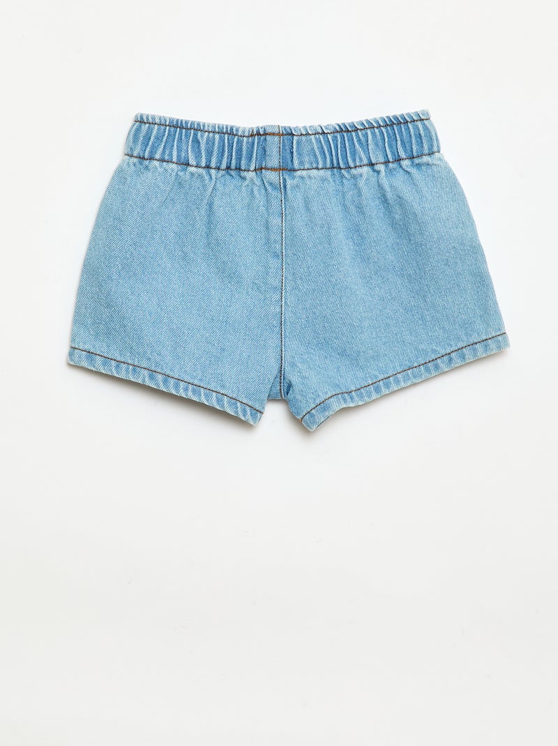 Short en denim Bleu - Kiabi