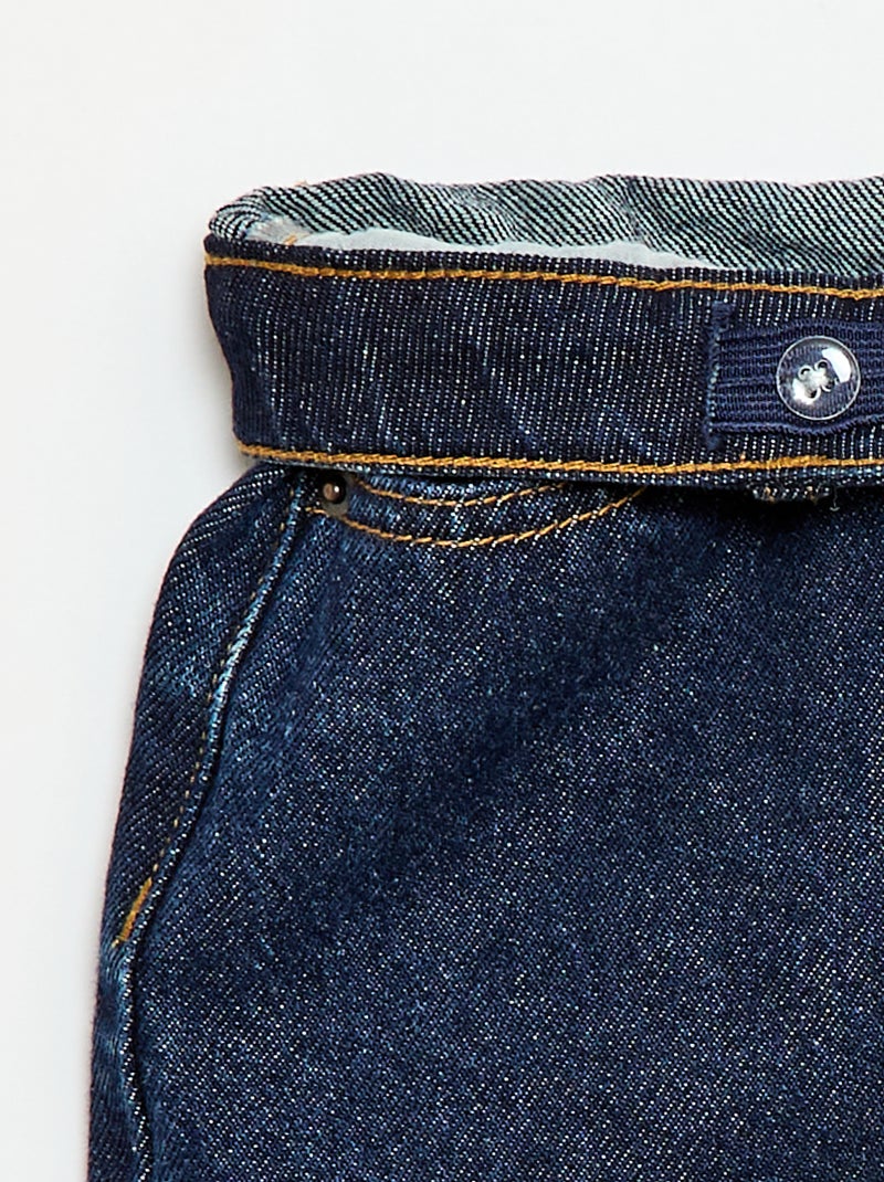 Short en denim taille haute Bleu - Kiabi