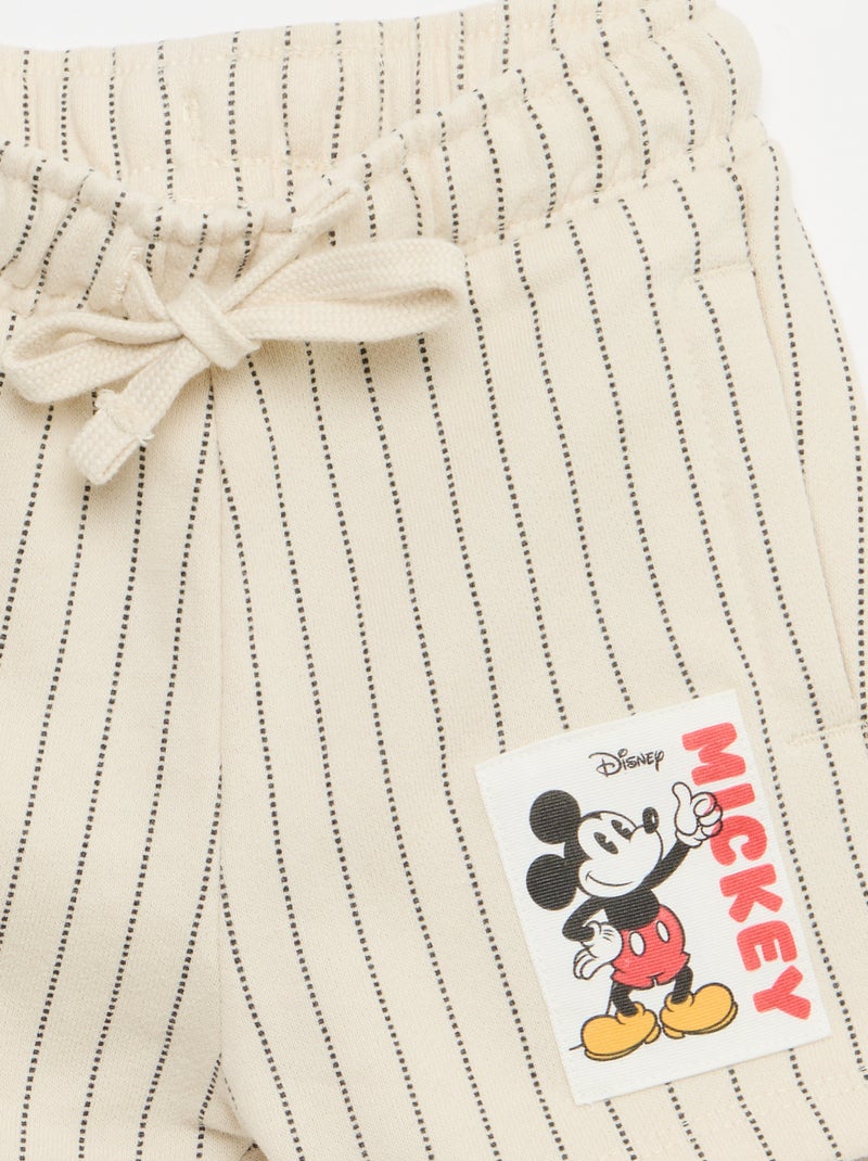 Short en french terry 'Disney' Beige - Kiabi