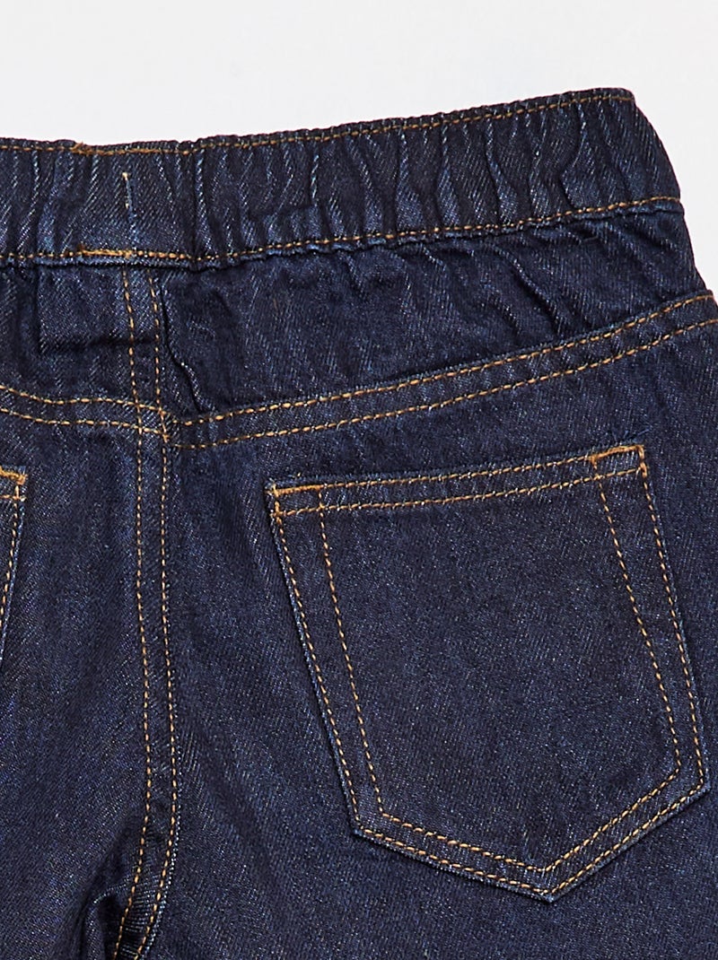 Short en jean élastiqué Bleu - Kiabi