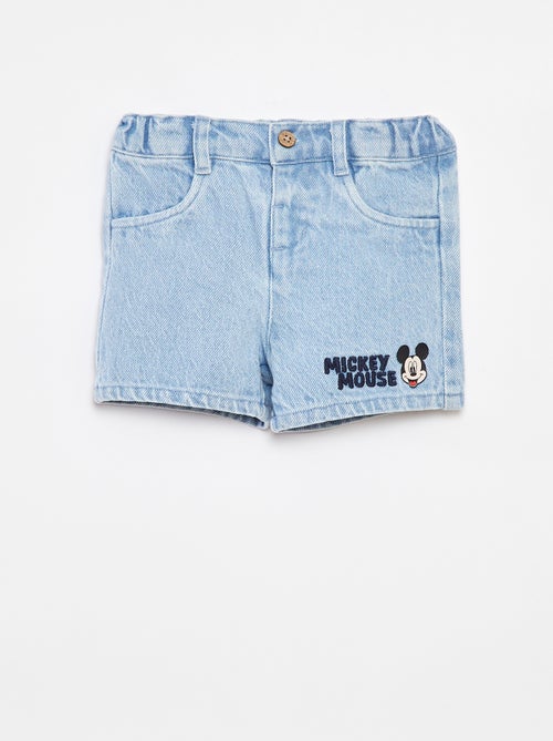 Short en jean 'Mickey' 'Disney' - Kiabi