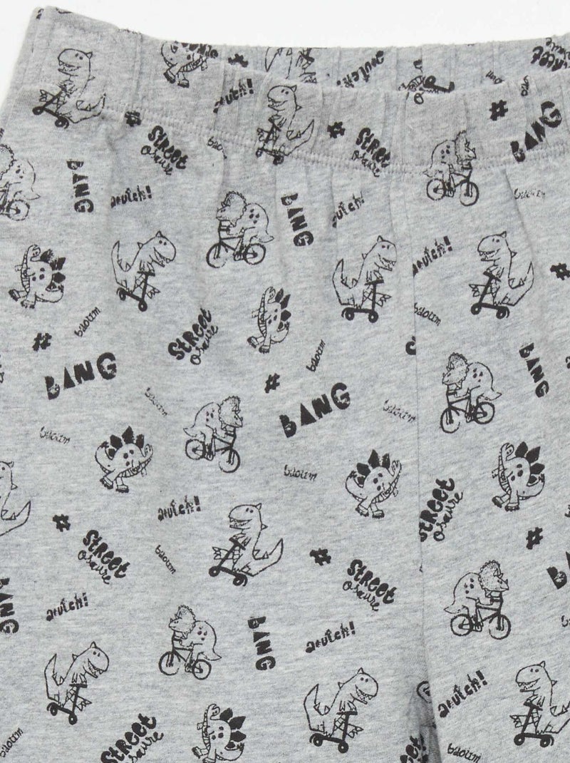 Short en jersey - collection facile à enfiler Gris - Kiabi