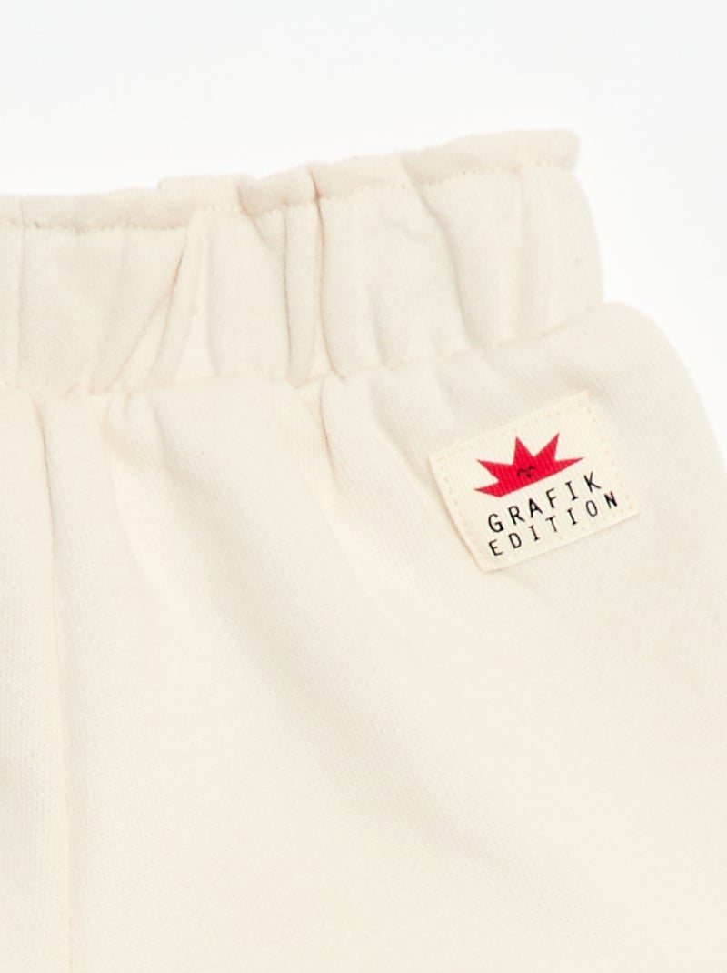 Short en jersey imprimé Blanc - Kiabi