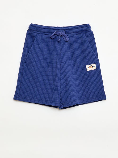 Short en maille gaufrée - Kiabi