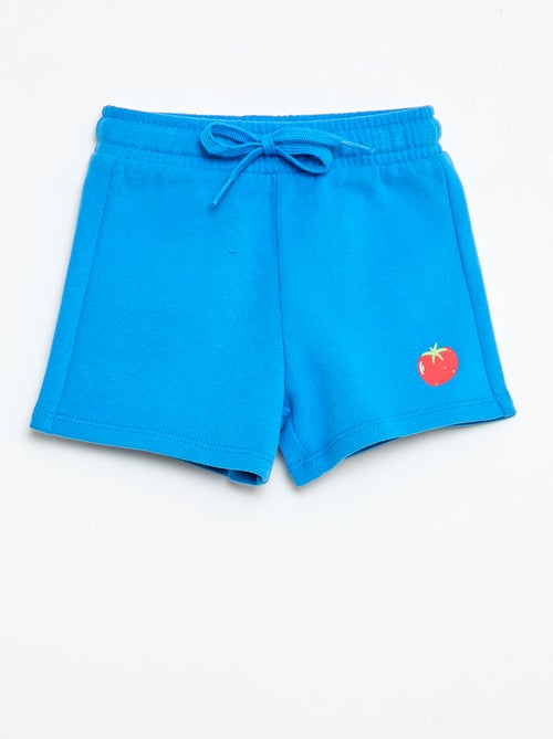 Short en molleton à motif - Kiabi