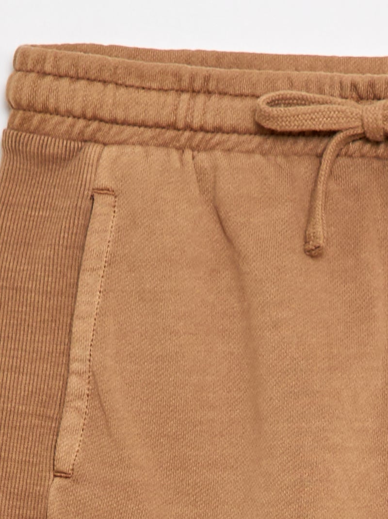 Short en molleton léger Beige - Kiabi