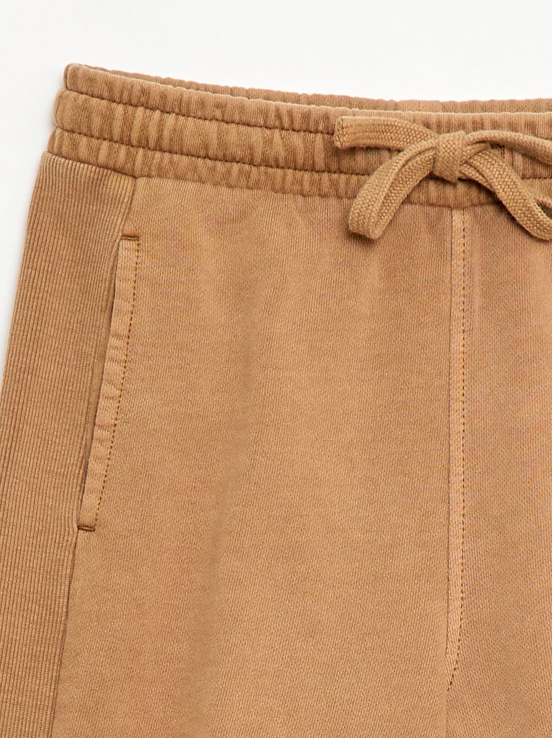 Short en molleton léger Beige - Kiabi