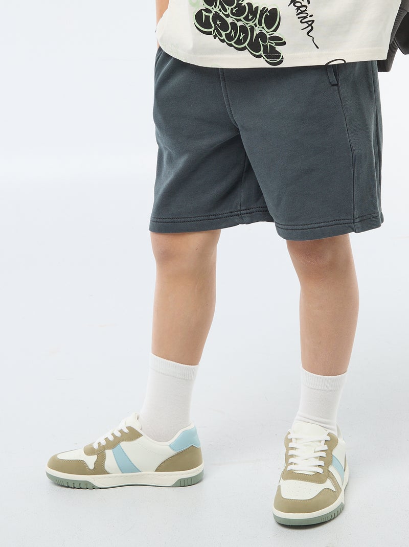 Short en molleton léger Gris - Kiabi