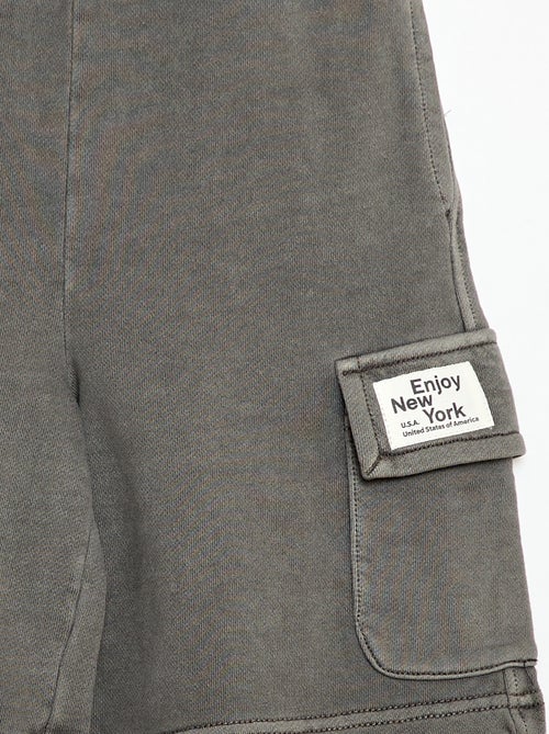 Short en molleton multipoche - Kiabi