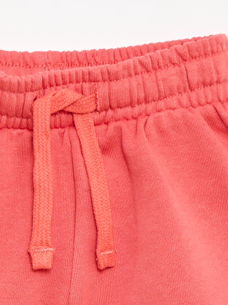 Short en molleton non gratté Orange - Kiabi