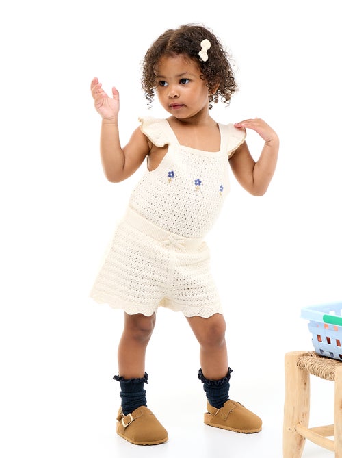 Short en tricot uni - Kiabi