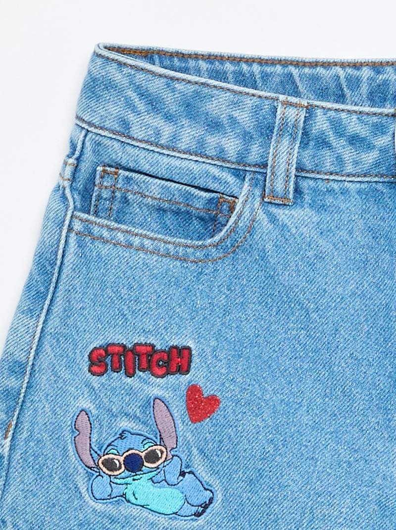 Short in denim 'Stitch' 'Disney' Blu - Kiabi