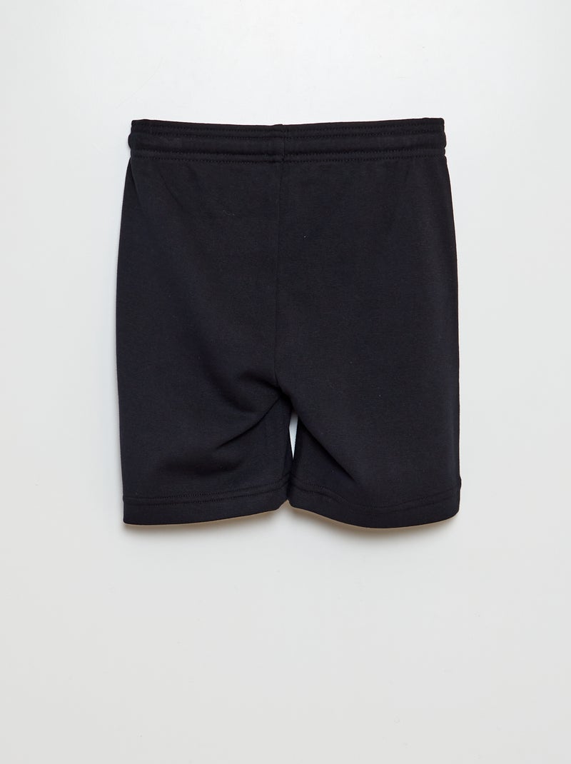 Short in felpa leggera nero - Kiabi